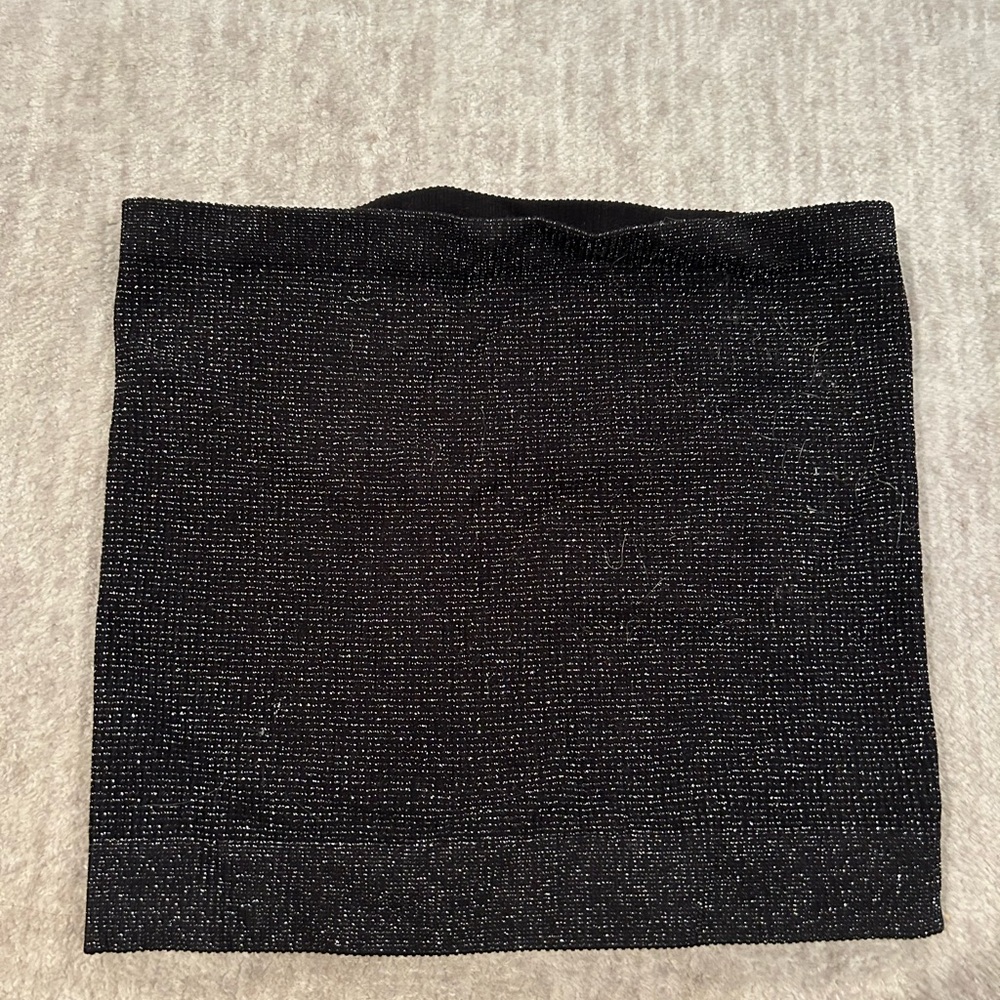 Black + Sparkly Tube Top - Out from under urban outfitters